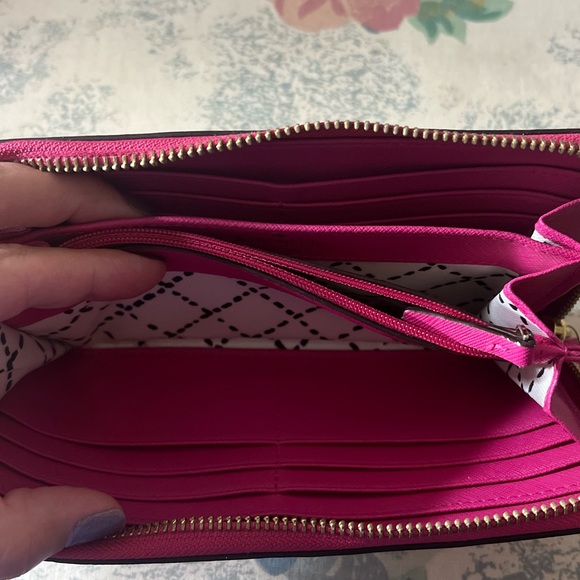 Kate Spade Wallet-Pink- 8” length 4” Height - Picture 7 of 9